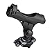 RAILBLAZA Fishing Rod Holder R with Boat Gunnel Track Mounting Base for Baitcasting, Spinning, and Fly Reels