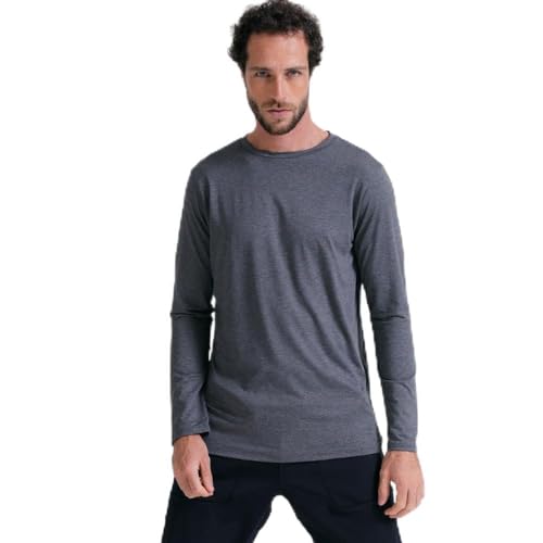 Tech T-shirt Long Sleeve Masculino Mescla PP