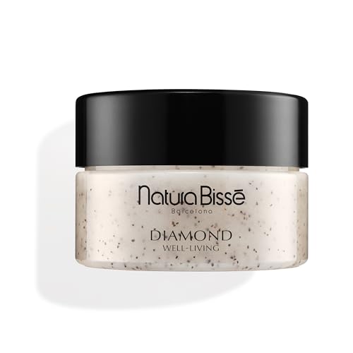 Natura Bissé Diamond Well-Living The Body Scrub | Exfoliante Corporal Hidratante con Sal marina, Polvo de Arroz y Semillas de Uva | 200 ml