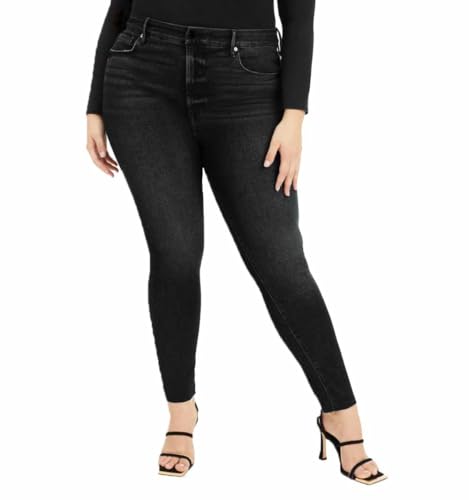 Good American Women's Good Legs Raw Hem Skinny Jeans -3
