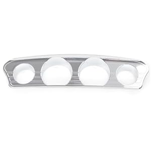 YFUK Tachometer Zierring Armaturenbrett Abdeckung Chrom