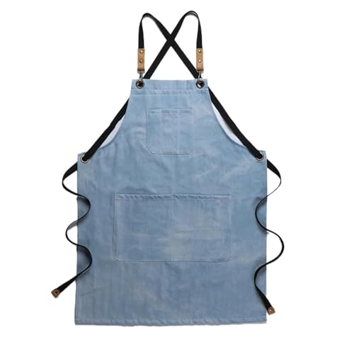 Tablier cuisine coton tie-dye doux serveur restaurant ménage nettoyage
