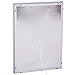 HOMCOM LED Bathroom Mirror Wall Mount Vanity Make Up Mirror with Dimmable Touch Switch Control and Defogger, Waterproof - 32