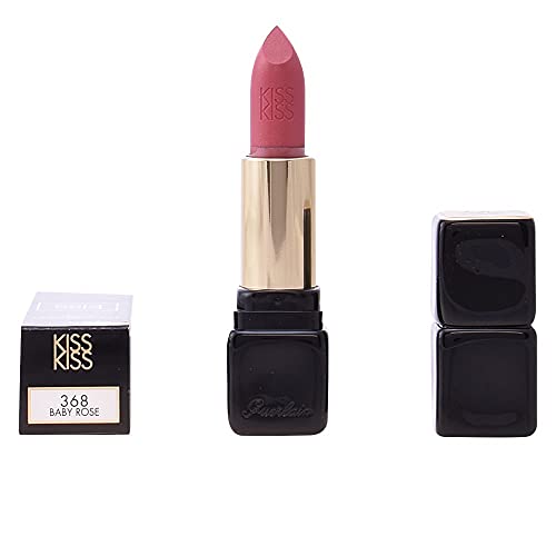 Guerlain Kiss-Kiss Shaping Cream Lip Color Lipstick for Women, No. 368 Baby Rose, 0.12 Ounce