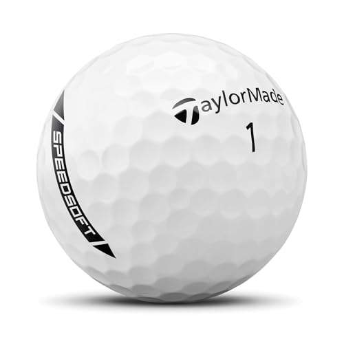 TaylorMade Golf SpeedSoft Golf Balls, One Dozen