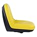 AUC11476 High Back Riding Mower Seat for John Deere Garden Tractors - Fits Models 135 145 D125 D140 E130 L110 L130 LA130 D110 D120 D130 D150 E120 E140 E150 G110 L100 L105 and More - Replaces GY20496