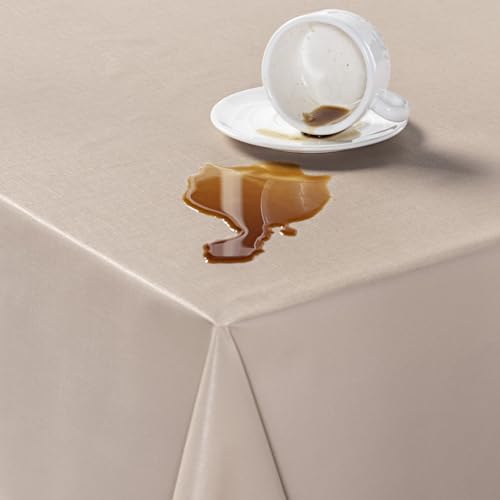 Toalha de Mesa 6 Lugares Térmica Impermeável 1,40 m x 2,00 m Avelã