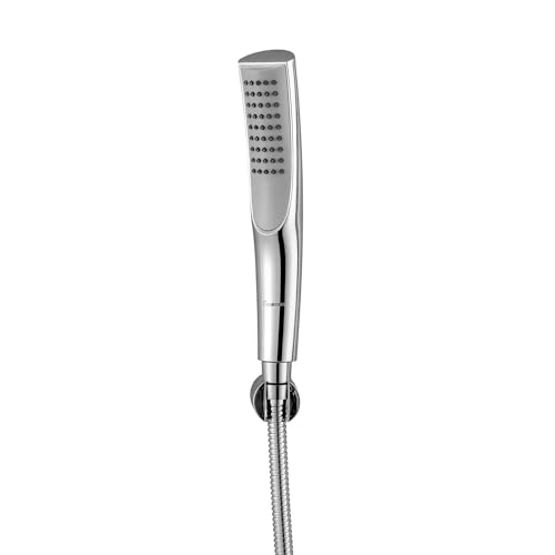 HomeWorks Pulse ABS Plastic Multi-Function Rain And Mist Spray Hand Shower Head With 1.5 Meter Stainless Steel Flexible Hose Pipe And Wall Hook - Chrome Finish (Set of 1) (B0CKTNK993) Amazon Price History, Amazon Price Tracker