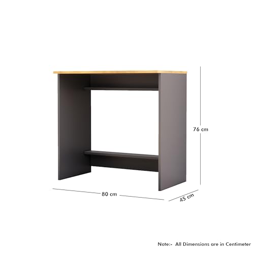 Image of Bniture Wooden Study Table for Home | Engineered Wood Laptop Study Table | Multi Purpose Office Desk for Laptop, Computer, Writing | Table for Study, Workstation Home & Office, Slate Grey & Giant Wood