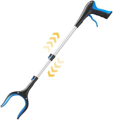 5-Level Telescopic Grabber Tool, Adjustable Length Reacher [23'' ...