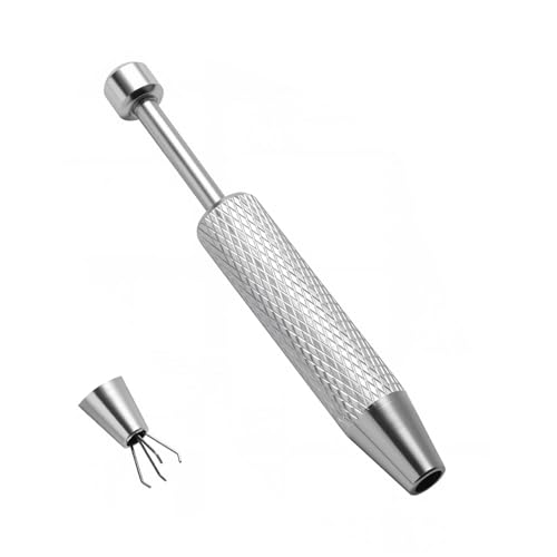 Pierstyles Piercing Ball Grabber Tool for Changing Jewelry, 14G 16G 18G 20G Stainless Steel Flat Back Earrings Applicator Tool, 4 Claw Gem Picker Tool, Body Piercing Kit for Ear Nose Lip