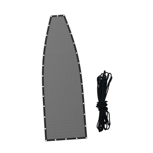 Amagogo Tela de Repuesto para Silla Colgante, Impermeable, con Cuerda para Patio Interior, Hamaca Curva, jardín, Gris Oscuro