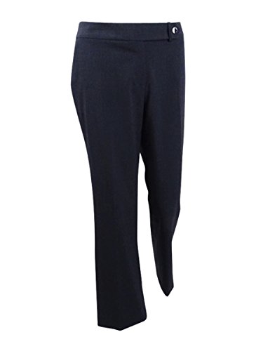 Calvin Klein Womens Petites Classic Fit High Rise Dress Pants Gray 6P