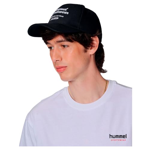 Casquette hummel Call Us Snapback Cap Noir pour Éviter la Chaleur et Ajuster Facilement