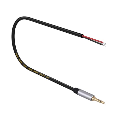 Cable con conectores macho 3.5mm para reparación de audio miniatura 5
