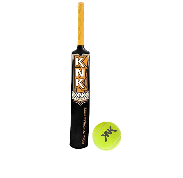 KNK Cricket Bat with Tennis Ball Excellent Hard Plastic for Men and Kids Full Size Length with Short Handle (Orange) (B0BZ7ZHYP7) Amazon Price History, Amazon Price Tracker