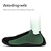 GDEBYZ Women Men Barefoot Shoes Slip On Walking Zero Drop Sole Sports Running Casual Sneakers Breathable Soft Yoga Fashion Shoes Black Size US 7.5