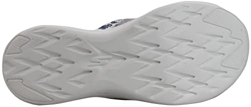 Skechers Women's On-The-Go 600-140038 Sandal, White/Gray, 9 Medium US