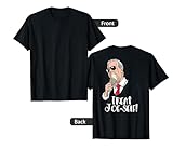 TREAT JOE-SELF President Joe Biden ice cream Meme ON BACK T-Shirt for Men Women Kids