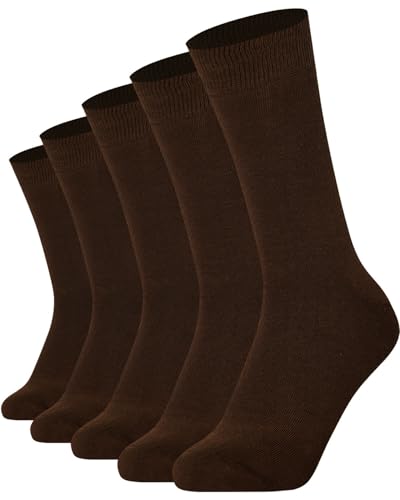 Image of Mysocks Unisex Extra Fine Combed Cotton Crew Socks |5 Pairs Set | Seamless Toe | Make Your Steps Enjoyable