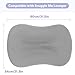 FUNUPUP Muslin Baby Lounger Cover Compatible with Snuggle Me Lounger, Infant Lounger Pillow Cover for Newborn, Removable Newborn Lounger Cover for Boys and Girls, Only Cover, Grey