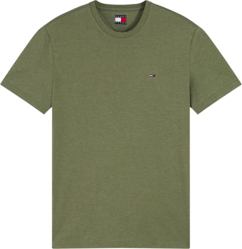 Tommy Jeans Men TJM Xslim Jaspe Htr Tee EXT Dm0Dm20363 S/S T-Shirt, Green (Rocky Mountain Htr), XXL – Ansicht 5