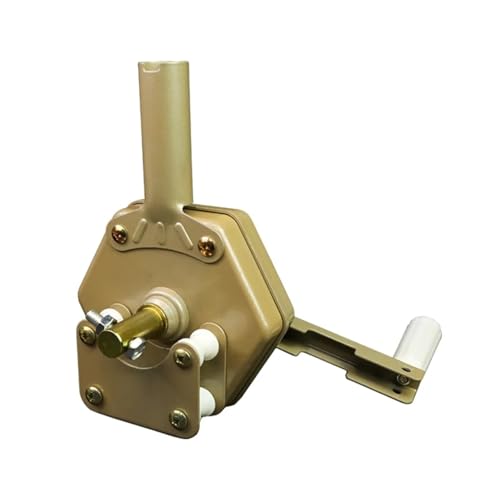 Dispositif d'enroulement manuel, outil de levage film serre, filet d'ombrage, store enrouleur latéral agricole pour le bricolage(Gold)