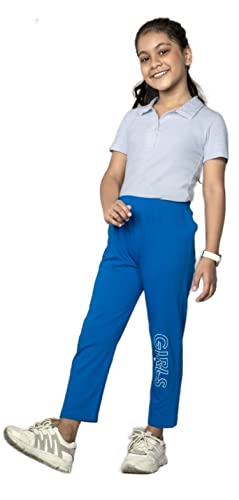 Image of Girl's Cotton Regular Fit Trackpants