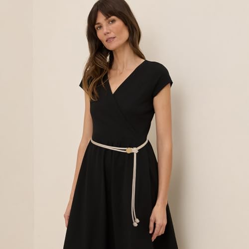 Women Skinny Belts Thin PU Leather Knotted Waist Belt for Dresses3