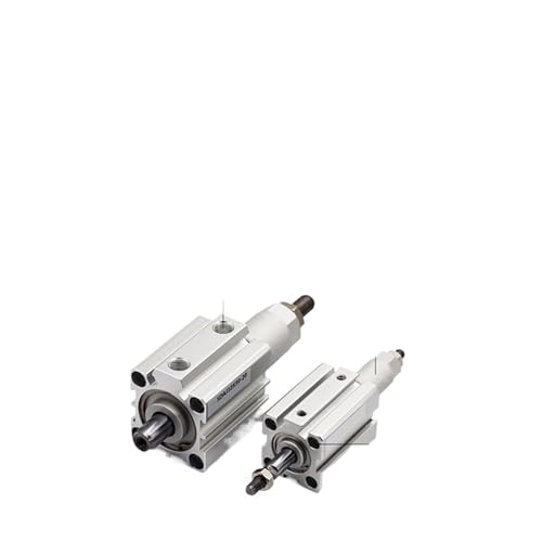 Vérin pneumatique compact SDAJ20 en alliage d'aluminium avec course réglable double effet