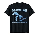 The Great Lakes Shark Free & Unsalted Michigan T-Shirt