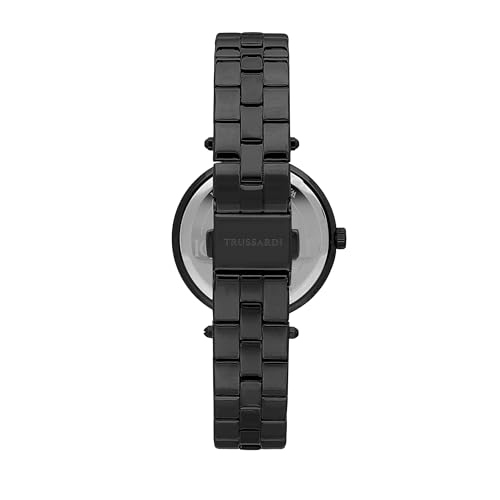 Trussardi T-Shiny - Orologio Da Donna, Solo Ora, 2H, Analogico, 34 Mm, Nero, Bracciale - 3