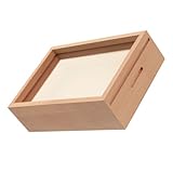 Tarro de ahorro: esta alcancía de madera es adecuada para varias escenas, como dormitorio, sala de estar, sala de estudio, oficina, etc., alcancía para ahorrar dinero