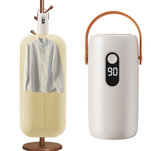 Electric Clothes Dryer, 250W Portable Travel Clothes Dryer with 90Min Timer for Travel Dorms and Apartments