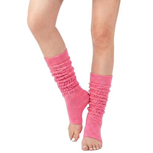 Image of COUVER Womens Scrunched Slouch Socks Soft Cotton Breathable Retro Crew or Knee High, Multiple Colors