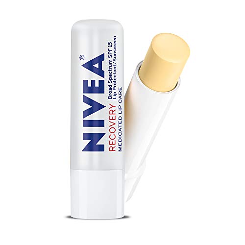 Nivea Recovery Medicated Lip Care - Broad Spectrum Spf 15 - Unisex Lip Balm For Chapped Lips, 0.17 Oz Stick (Pack Of 6) (Packaging May Vary) #TOP1