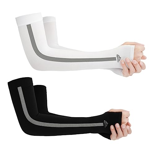 Balacoo 12 Peças 2 Mangas De Braço De Golfe Mangas De Ciclismo Mangas Longas De Sol Capa Equitação E