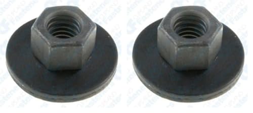 50 M6-1.0 Free Spinning Washer Nuts Washer O.D. 19mm (Pack of 2)