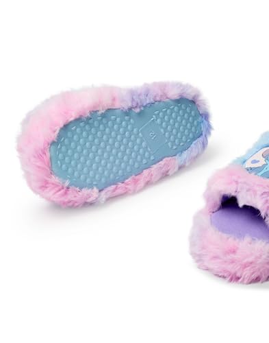 Disney Lilo & Stitch Womens Slippers Ladies Slider Slippers Adult Slip On Indoor House Shoes with Fur Elastic Heel Strap4