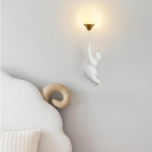 Veilleuse applique murale ours en résine le cadeau de naissance idéal
