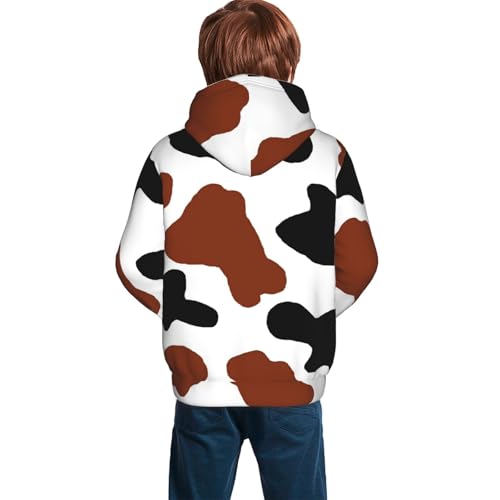 Brown Mushrooms Kid Hoodies Boys Sweatshirts Girls Pullover with Pocket4