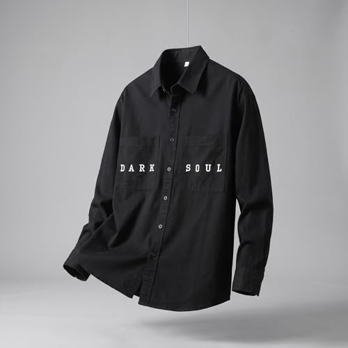 Image of IndoPrimo Men's Premium Cotton Casual Shirt for Man | Full Sleeve Relaxed Fit Stylish Shirt | Trendy Streetwear, Casual & Everyday Wear