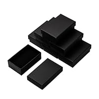 Lot De 10 Boîtes à Alliance En Carton Marron - 4x4x3 Cm - Avec Intérieur Doux - Pour Bagues, Bijoux, Proposition