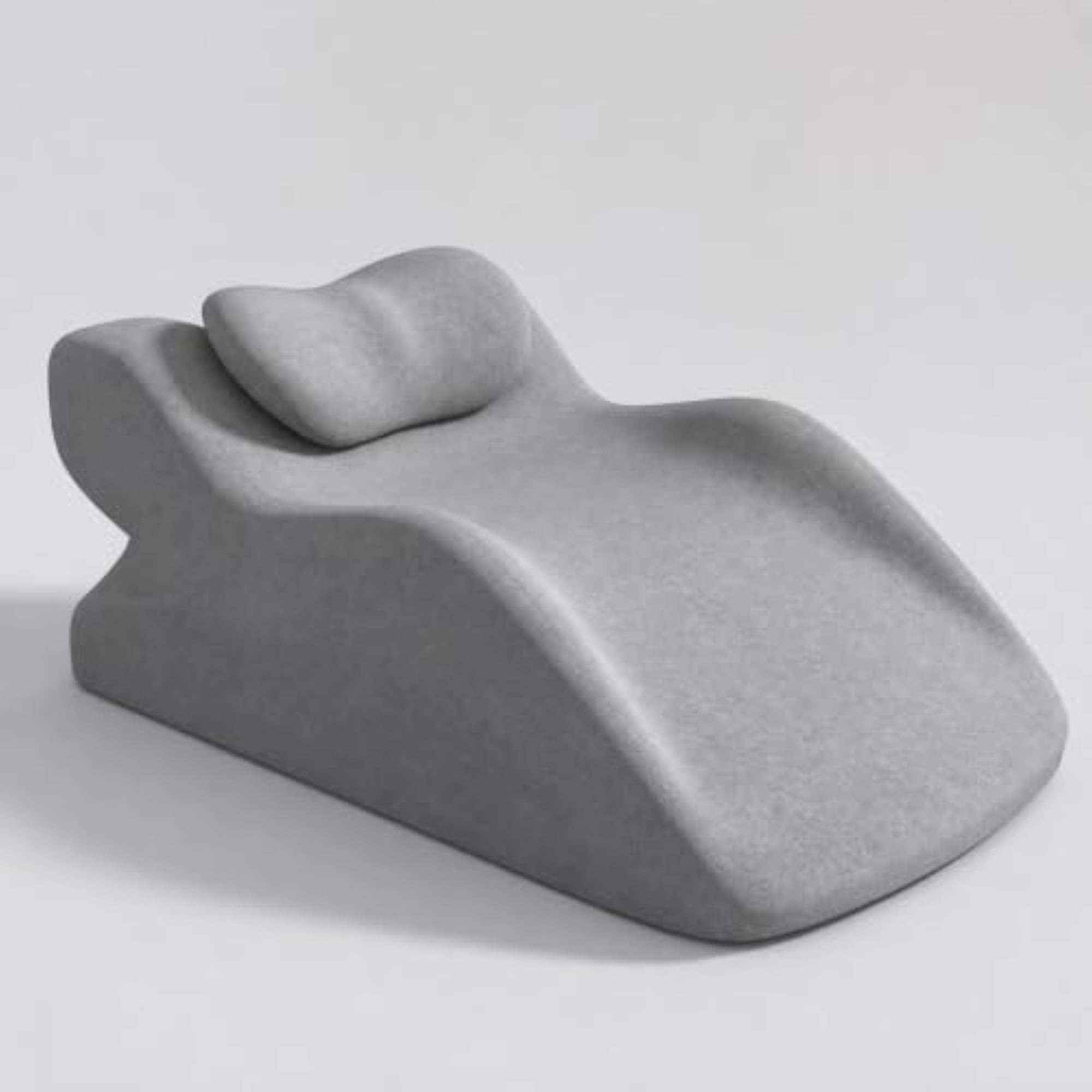 Contoured Face-Down Pillow Ergonomic Support Cushion