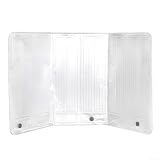 Aislamiento térmico Cocina Aceite Salpicaduras Protector Aluminio Estufa De Gas Placa Baffle Pantalla Plegable 90x50cm