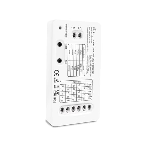 Contrôleur de bande LED RVB CCT variateur connecté pour ruban lumineux