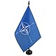 AZ FLAG - Tischflagge NATO - 21x14 cm - Otan Tischfahne 14 x 21 cm - Flaggen