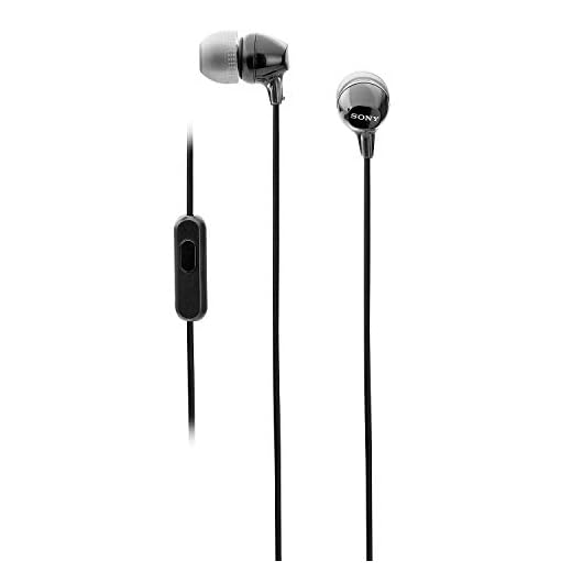 Sony MDR-EX14AP Wired in Ear Headphone with Mic (Black)