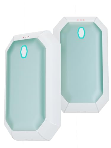 ITSHINY Handwärmer Elektrisch Wiederverwendbar 2er Set, 3 Heizmodi, Wiederaufladbar USB Taschenwärmer für Männer Outdoor Camping und Jagd