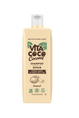 Vita Coco Coconut Shampoo Repair (400ml) für geschädigtes Haar mit 100% natürlicher Kokosnuss • schützt und repariert die Haare • Kokos Pflege Shampoo für alle Haartypen Cover